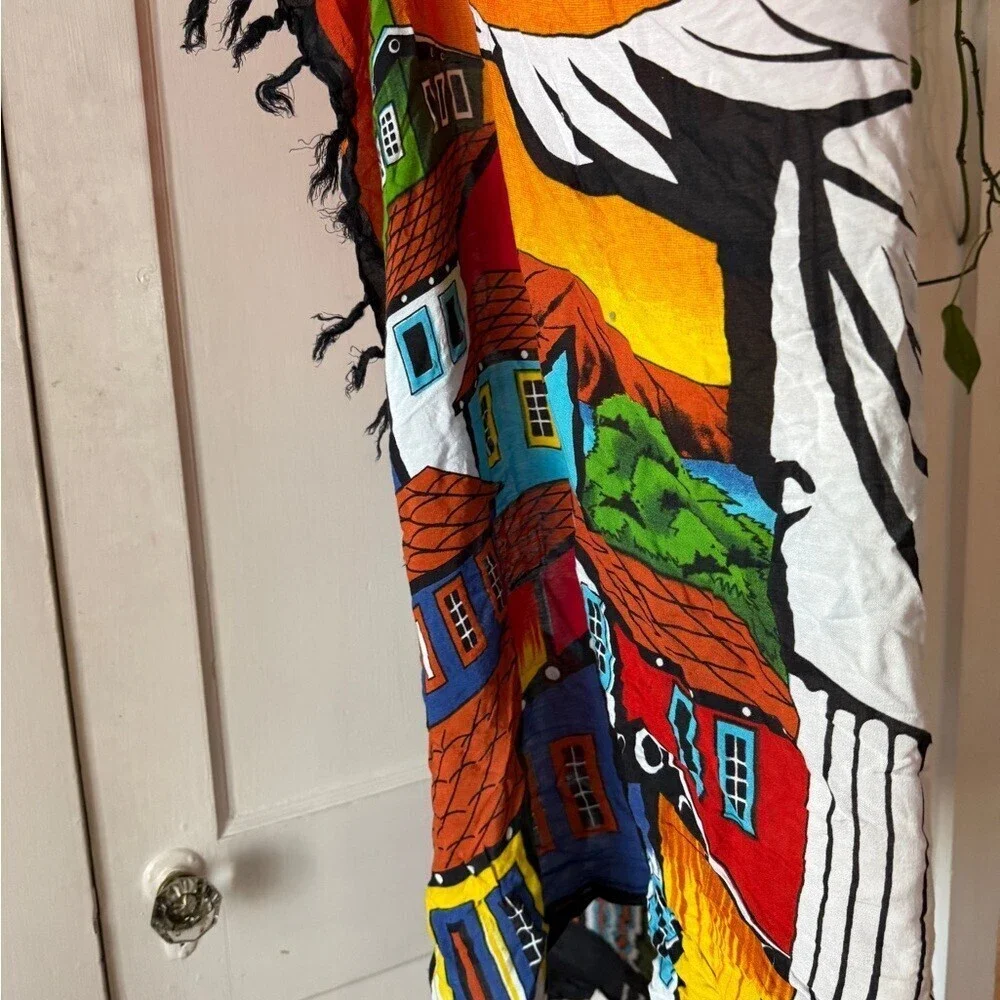 Colorful Cityscape Scarf